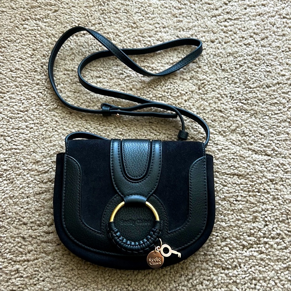 See by Chloe black crossbody purse
